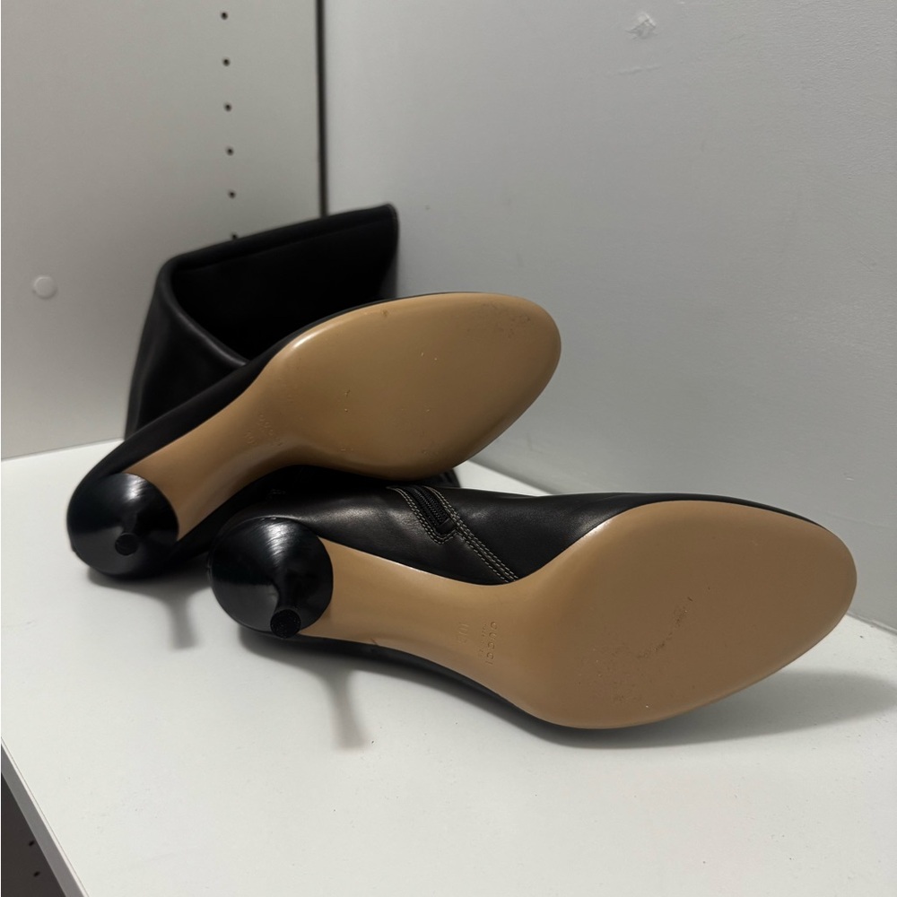 Gucci Black Leather Women's Boots - Picture 3 of 9